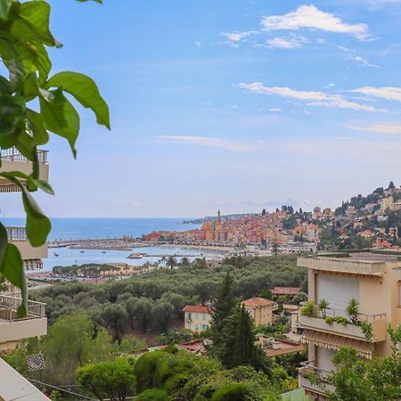 « La Grande Residence » Vue Mer, Piscine Menton Eksteriør billede