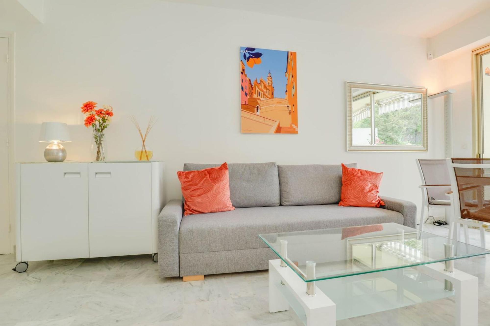 « La Grande Residence » Vue Mer, Piscine Menton Eksteriør billede
